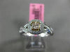 ESTATE 1.03CT WHITE & CHOCOLATE FANCY DIAMOND 18K 2 TONE GOLD 3D ENGAGEMENT RING