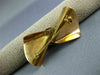 ESTATE LARGE 14KT YELLOW GOLD 3D CLASSIC HANDCRAFTED BOW BROOCH PIN #977