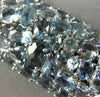 ESTATE MASSIVE 70.37CT AQUAMARINE 18KT WHITE GOLD MULTI SHAPE COCKTAIL BRACELET