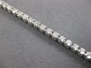 ESTATE 2.80CT DIAMOND 14KT WHITE GOLD 3D 2.5MM CLASSIC TENNIS BRACELET