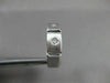 ESTATE WIDE 0.30CT DIAMOND 14KT WHITE GOLD 3 STONE PRINCESS CUT MENS RING #18339