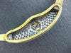 ESTATE LARGE 6.26CT WHITE & FANCY YELLOW DIAMOND 14K 2 TONE GOLD CHOKER NECKLACE
