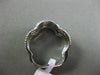 ESTATE WIDE 1.14CT DIAMOND 18KT WHITE GOLD 3D MULTI ROW SEMI ETERNITY LOVE RING