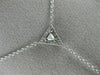 .25CT DIAMOND 18KT WHITE GOLD ROUND & TRILLION LARIAT BY THE YARD LOVE NECKLACE