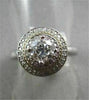 ANTIQUE ROUND DIAMOND 0.75CT 14KT WHITE & YELLOW GOLD ENGAGMENT RING
