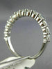 ESTATE .85CT DIAMOND 18K WHITE GOLD SEMI ETERNITY ROUND WEDDING ANNIVERSARY RING