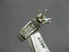 WIDE .96CT DIAMOND 14KT WHITE GOLD 3D PRINCESS SEMI MOUNT ENGAGEMENT RING #18891