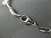 ESTATE .77CT DIAMOND 14K WHITE GOLD 3D CLASSIC 5 STONE GRADUATING BEZEL NECKLACE
