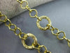 ESTATE LARGE 3.50CT DIAMOND & GREEN PURPLE AMETHYST 14K GOLD PAVE ITALY NECKLACE