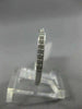 ESTATE .21CT DIAMOND 14KT WHITE GOLD 3D SEMI ETERNITY WEDDING ANNIVERSARY RING