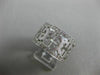 ESTATE LARGE .50CT DIAMOND 14K GOLD CLASSIC MATTE & SHINY OPEN FILIGREE FUN RING