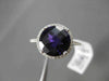 ESTATE 2.66CTW DIAMOND & AAA EXTRA FACET AMETHYST 14KT WHITE 3D FILIGREE RING