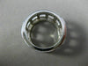 ESTATE WIDE .80CT DIAMOND 14KT WHITE GOLD 3D CLASSIC MULTI ROW WOVEN RING #26335