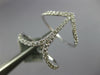 ESTATE LARGE .50CT DIAMOND 18KT WHITE GOLD 3D CLASSIC ANCHOR LOVE RING