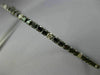 ESTATE 1.26CT WHITE & BLACK DIAMOND 14K BLACK GOLD SEMI ETERNITY BANGLE BRACELET