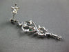 ESTATE .90CT DIAMOND & AAA EMERALD 18KT WHITE GOLD FILIGREE CHANDELIER EARRINGS