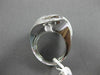 ESTATE MASSIVE 1.08CT DIAMOND 18KT WHITE GOLD 3D MULTI ROW COCKTAIL FUN RING