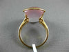 ESTATE LARGE 13.18CT DIAMOND & AAA PINK QUARTZ 18KT ROSE GOLD 3D 3 ROW FUN RING