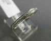 ESTATE DIAMOND 18KT WHITE GOLD SEMI ETERNITY WEDDING ANNIVERSARY RING BAND 2.5mm