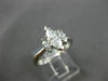 ESTATE 1.08CT MARQUISE DIAMOND 14KT WHITE GOLD 3 STONE ENGAGEMENT RING #22155