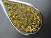 ESTATE LARGE 10.15CT FANCY MULTI COLOR DIAMOND 18K 2TONE GOLD TEAR DROP EARRINGS