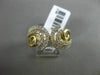 ESTATE WIDE .50CT DIAMOND 14KT YELLOW GOLD 3D MULTI ROW FLEUR DE LIS FUN RING