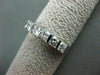 ESTATE .70CT DIAMOND 14KT WHITE GOLD 7 STONE CHANNEL SET ANNIVERSARY RING #14259