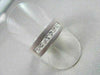 WIDE 7mm HAND CRAFTED .90CT F VVS DIAMOND 14KT WHITE GOLD MENS WEDDING BAND !!!!