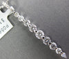 ESTATE .60CT DIAMOND 18KT WHITE GOLD 3D ROUND CLASSIC JOURNEY BAR PENDANT