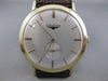 ANTIQUE LONGINES 14K YELLOW GOLD LARGE ROUND SWISS MENS MECHANICAL WATCH #2287