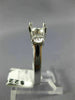 .45CT DIAMOND 14KT WHITE GOLD 3D 3 STONE ROUND SEMI MOUNT ENGAGEMENT RING #18327