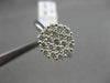 ESTATE 1.0CT DIAMOND 14KT WHITE GOLD CLUSTER HEXAGON PROMISE FRIENDSHIP RING