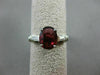 LARGE 2.69CT BAGUETTE DIAMOND & OVAL SPINEL TOURMALINE PLATINUM ENGAGEMENT RING