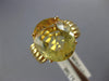 ESTATE EXTRA LARGE 10.0CT AAA YELLOW TOPAZ 14KT YELLOW GOLD 3D OVAL RING #1005