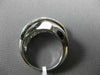 ESTATE WIDE 2.97CT DIAMOND & GREEN AMETHYST 14KT WHITE GOLD X RAINBOW LOVE RING