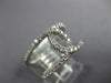 ESTATE WIDE .45CT DIAMOND 18KT WHITE GOLD 3D CLASSIC LOVE KNOT FUN RING