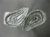 ESTATE LARGE 1.18CT DIAMOND 14KT WHITE GOLD 3D OPEN FILIGREE MULTI WAVE FUN RING