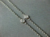 ESTATE .26CT WHITE & PINK DIAMOND 18KT WHITE & ROSE GOLD EVIL EYE LUCKY NECKLACE
