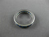 ESTATE 1.20CT AAA ROUND SAPPHIRE 14KT WHITE GOLD 3D CHANNEL ETERNITY RING #22442