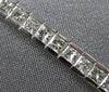 5.06CT DIAMOND 14K WHITE GOLD CLASSIC PRINCESS CHANNEL INVISIBLE TENNIS BRACELET