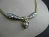 ESTATE .80CT DIAMOND 18KT WHITE & YELLOW GOLD 3D HANGING HEART DIAMOND NECKLACE