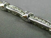 ESTATE 1.75CT DIAMOND 18KT WHITE GOLD 3D CLASSIC 6 STONE CHANNEL TENNIS BRACELET