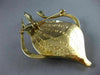 ESTATE SAMMY DAVIS JR 1.40CT DIAMOND 18K WHITE ROSE GOLD FISH PIN BROOCH #20064