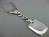 ESTATE LARGE 925 SILVER 3D CLASSIC RECTANGULAR ENGRAVEABLE KEYCHAIN #22928
