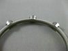 ESTATE .60CT DIAMOND 14KT WHITE GOLD 3D CIRCULAR MESH FLEXIBLE BANGLE BRACELET