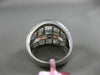 ESTATE LARGE 3.08CT ROUND & BAGUETTE DIAMOND 18KT WHITE GOLD MULTI ROW DOME RING