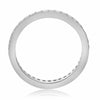 ESTATE .54CT ROUND DIAMOND 14KT WHITE GOLD 3D CLASSIC ETERNITY ANNIVERSARY RING