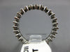 ESTATE 1.20CT DIAMOND 14KT WHITE GOLD ETERNITY WEDDING ANNIVERSARY RING #22085