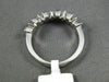 ESTATE .80CT DIAMOND 14KT WHITE GOLD 3D 11 STONE WEDDING ANNIVERSARY RING #10907