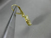 ESTATE LARGE 2.26CT DIAMOND & TOPAZ 18KT YELLOW GOLD 3D OVAL FILIGREE EARRINGS